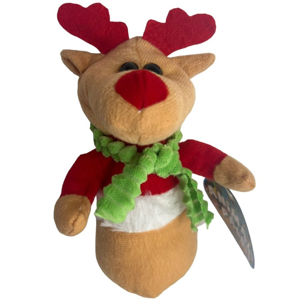 Animal Pals Reindeer Christmas Winter Decoration Stuffed Animal Plush 8 in